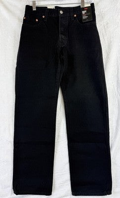 Levis 501 Jeans Women 26 Black Button Fly 26x30 100% Cotton Denim Levi’s New NWT