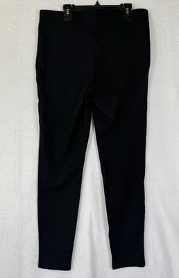 Ann Taylor Ponte Leggings Medium Black Knit Stretch Womens