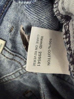 LL Bean Original Fit Relaxed Jeans 6 Petite Womens Blue Denim