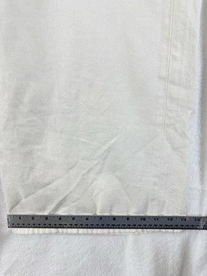 Gap Wide Leg Jeans Women 26 2 Petite Super Baggy Off White Ivory New NWT