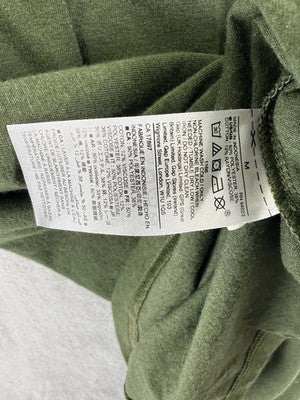 Gap Dress Medium Sleeveless Green Knit Gathered Waist T Shirt Soft Womens