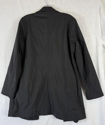 Gap Rain Jacket Black Small Coat Vintage Y2K Womens Black
