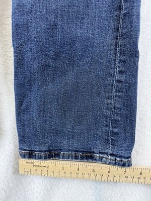 Aeropostale Mid Rise Boot Jeans Womens 8 Short Blue Denim 8S