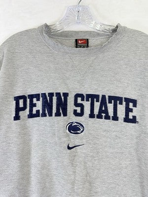 Nike Team Penn State Sweatshirt Vintage XL Mens Gray Crewneck Pullover Mens