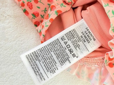 Baby Gap Rash Guard Swim Set 3-6 Months Swimsuit Pink Floral Long Sleeve New NWT