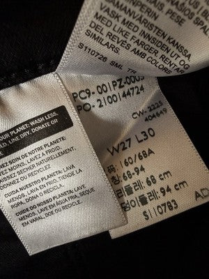 Levis 318 Shaping Wide Leg Jeans 27 Womens Black 27x30 Levi’s New NWT