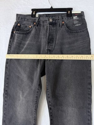 Levis 501 Jeans 31 Womens 31x30 Button Fly Black Levi’s High Rise New NWT