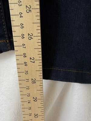 Woman Within Jeans 18W Pull On Dark Blue Plus Size Womens