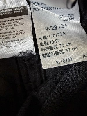 Levis 726 Flare Jeans 28 28x34 Black Denim Womens Levi’s New NWT