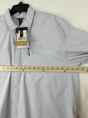 The North Face Shirt XXL Womens Top Button Up Lightrange Mystic Haze 2X New NWT