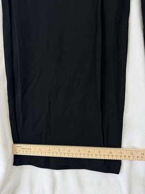 Betabrand Pants Medium Black Knit Pull On Dress Pants Yoga Pants Flowy