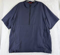 Sunderland Of Scotland Golf Jacket Windbreaker Medium Short Sleeve Men Navy Blue
