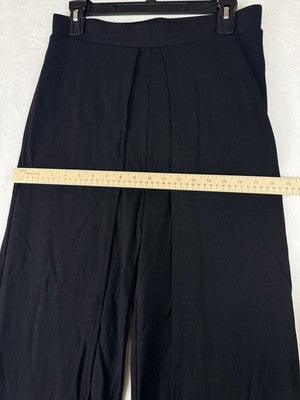 Betabrand Pants Medium Black Knit Pull On Dress Pants Yoga Pants Flowy