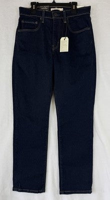 Levis 724 High Rise Slim Straight 30 Womens Dark Blue Rinse 30x28 Levi’s New NWT
