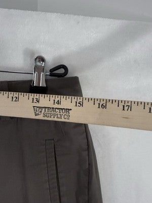 Banana Republic Martin Fit Shorts Size 4 Womens Brown 9” Inseam Cotton Blend