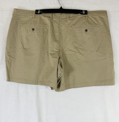 Gap Shorts Mens 42 6” Vintage Khaki Beige Flat Front New NWT