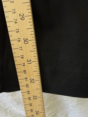 J Jill Barely Boot Cut Ponte Pants Medium Tall Womens Black Pull On Knit