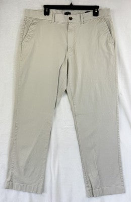 J Crew Flex Straight Pants 36x30 Chinos Tan Beige Mens