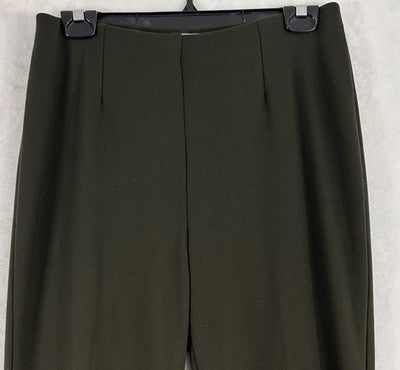 Coldwater Creek Ponte Perfect Holly Trousers Small Petite Green Pull On Pants