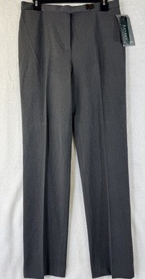 Lauren Ralph Lauren Dress Pants 10 Gray Womens Jackson Hole High Rise New NWT