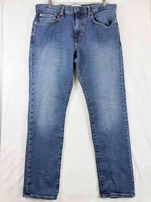 Gap Jeans Men 34x30 Slim Fit Resin Rinse Blue Denim