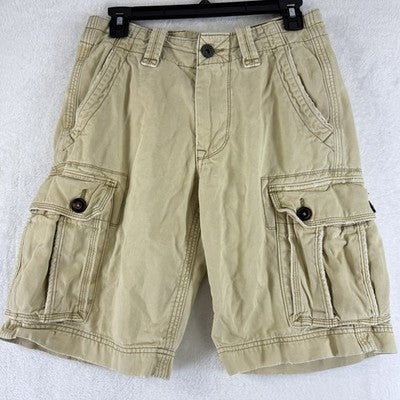 American Eagle Cargo Shorts 26 Mens Tan Classic Length 10.5”