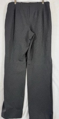 Coldwater Creek Ponte Perfect Pants Medium Gray Classic Fit Pull On Knit Womens