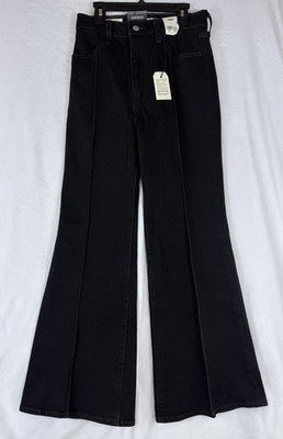Levis Ribcage Bell Jeans 26 Black High Rise Jeans 26x30 Bell Bottom New NWT