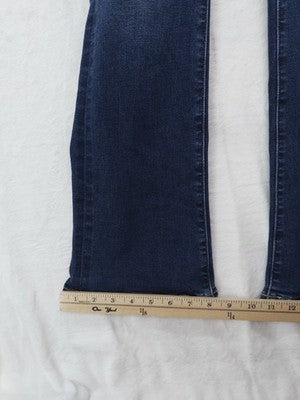 American Eagle High Rise Skinny Kick Jeans 6 X Short Blue Womens Next Level