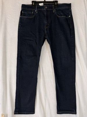 Levis 502 Jeans 35x30 Tapered Stretch Blue Mens Levi’s New NWT