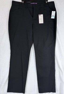 Gloria Vanderbilt Haven Trouser 16 Short Missy Black Pants Womens New NWT