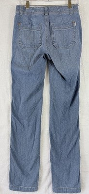 LL Bean Favorite Fit Jeans 2 Tall Womens Straight Leg Blue