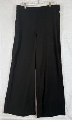 Max Studio Wide Leg Pants XL Black Pull On Womens