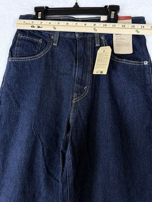 Levis Cinch Baggy Jeans 27 Womens Dark Blue High Rise 27x31 Levi’s New NWT