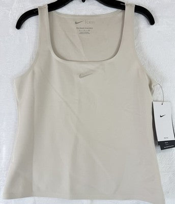 Nike Form Tank Top Womens Small Beige New NWT