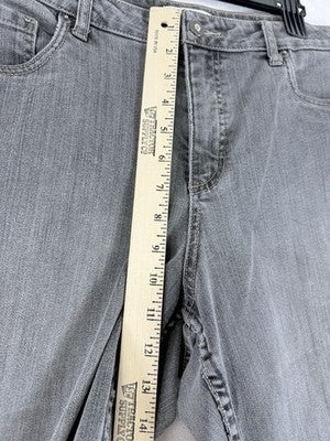 Coldwater Creek Jeans 16 Gray Bootcut Womens