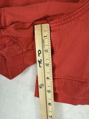 Gap Denim Shorts Women Medium Tall Ultrasoft Red 8” 90s Loose Pull On New NWT