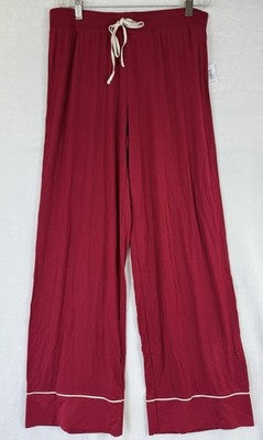 Gap Body Pajama Pants Small Petite Modal Red Knit Womens PJ New NWT
