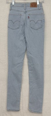 Levis 721 High Rise Skinny 24 24x30 00 Womens Light Blue High Rise New NWT