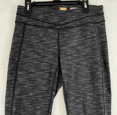 Lucy Powermax Leggings Medium Hatha Collection Gray Black Workout