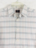 UNTUCKit Aleante Shirt Large Mens Long Sleeve Button Down Plaid White