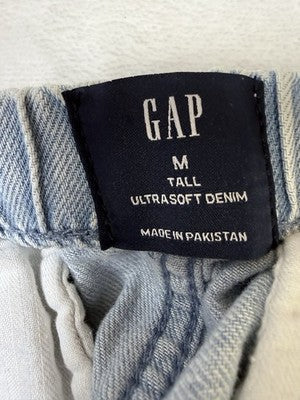 Gap Denim Shorts Women Medium Tall Mid Rise UltraSoft Easy Light Blue New NWT