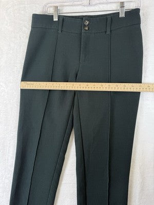 Anthropologie Pants Women 4 Cartonnier Green Seamed Mid Rise