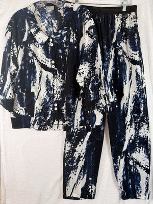 Niche Nilgun Derman Xl Large Top Pants Set Outfit Artsy Womens
