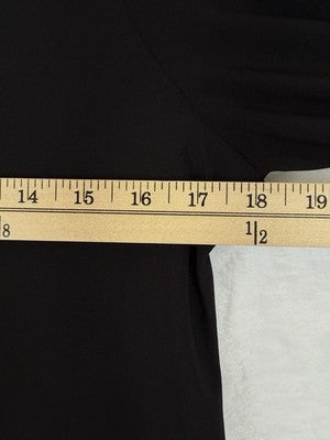 MSK Dress Medium Petite Black Shift 3/4 Sleeve Womens