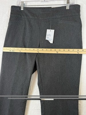 Croft And Barrow Effortless Stretch Pants 10 Short Gray Womens Bootcut New NWT