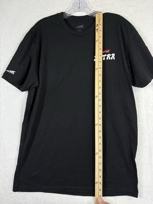 Altra Running T Shirt Mens Large Black Short Sleeve Stay Out There Crew Neck Tee
