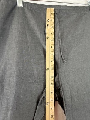 Dosa Womens Clothing Size 4 Top Pants Set Linen Cotton Gray Art To Wear