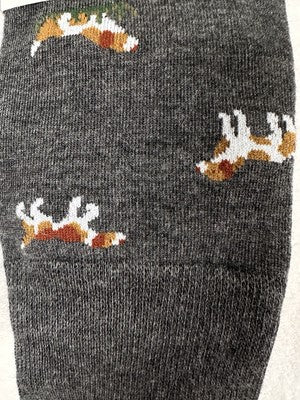 GoldToe Dress Socks Men 6-12.5 Black Gray Ducks Hound Dogs 3 Pack Men’s NEW