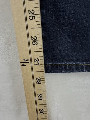 Talbots Flawless Slim Ankle Jeans 6 Dark Blue Womens Denim